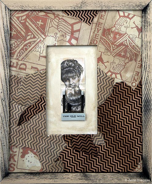 Jason and Katy D\'Aquino

Laura Palmer
Graphite on Matchbook, Collaged Handmade Paper  |  8\" x 11\" •  $1200.