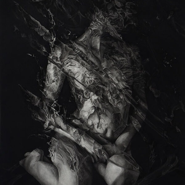 </br> <b>Tricia Butski</b> </br> <i>Flux</i></br>Charcoal on paper</br>56” x 90”   •  $3200.