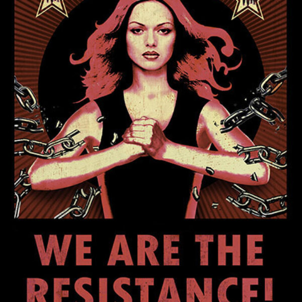 </br> <b>Craig LaRotonda</b> </br> <i>We Are The Resistance</i></br>One of a kind giclée</br>18” x 24”   •  $350.