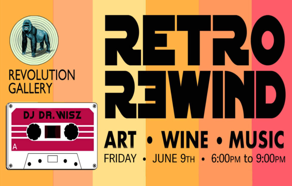 RETRO_REWIND_june2017 Retro Rewind event poster with cassette tape.
