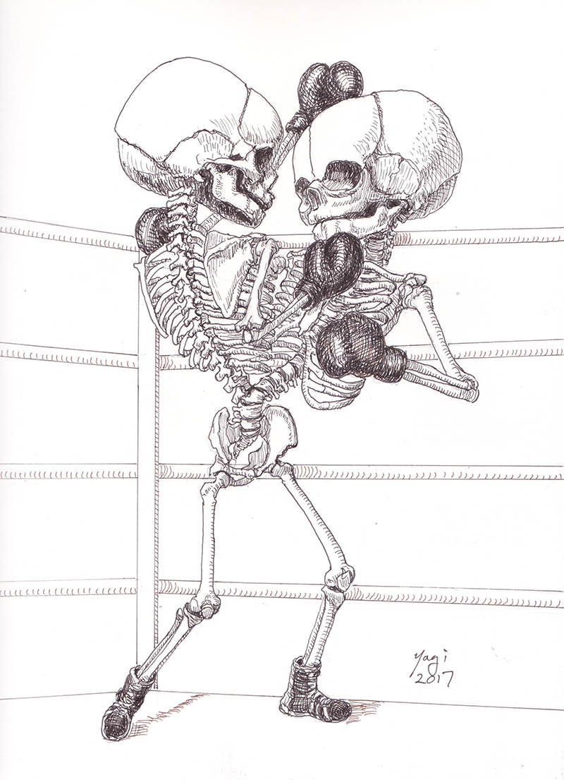 Sandra Yagi

Boxing Twins #1
Pencil and ink on paper9\" x 12\"  •  $400.