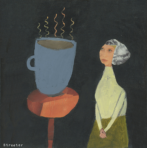 Katherine Streeter

Coffee
Mixed media and collage10\" x 10\"  •  $350.