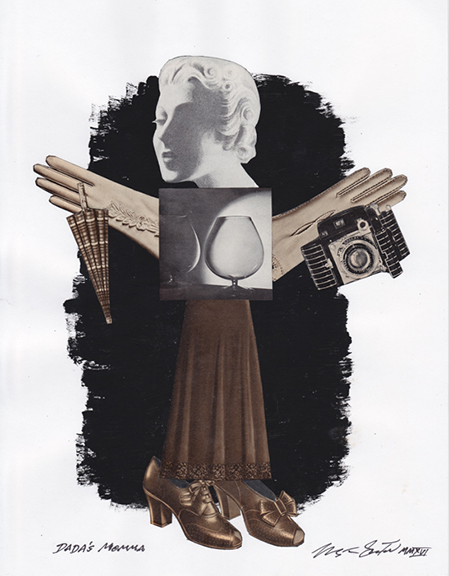 winston_smith_Dadas_Mama-1 Surreal collage with mannequin and objects.