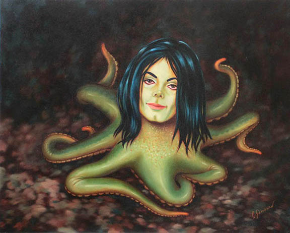 Isabel Samaras

Historia Animalia (King Pop Octopus)
Oil on wood panel  |   11\" x 14\"    •  $2200.