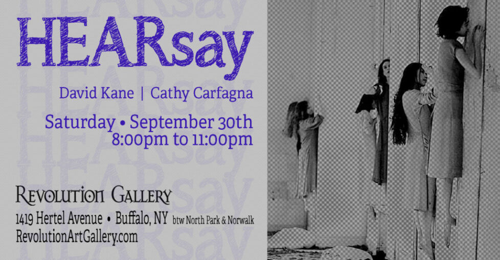 HEARsay_FB_PROMO-1024x533-1 Gallery event poster featuring "HEARsay" details.
