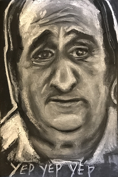 Michael Mararian

Al (Happy Days)
Chalk  |  6\" x 9\"   •  $100.    •