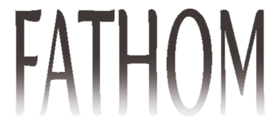 FATHOM_LOGOTYPE-396x175-1 The word "FATHOM" in gradient text.