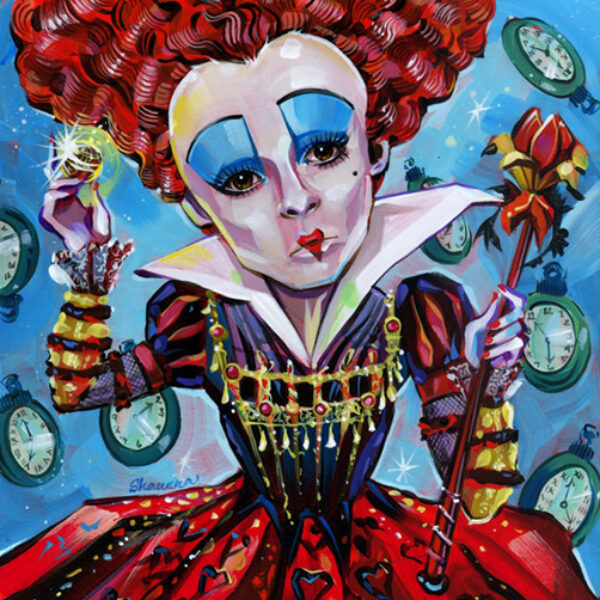 </br><b>Shaunna Peterson</b> </br> <i>Red Queen</i></br>Acrylic on illo board</br>8" x 10"
framed 11" x 14"   •  $450.