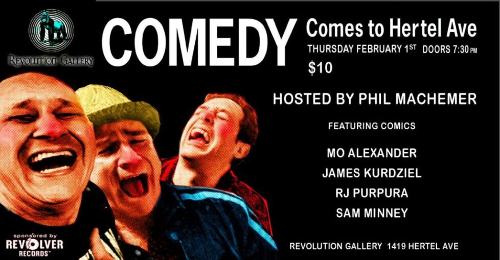 CCTH_FEB12018 A poster for the comedy show with two men laughing.