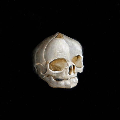 STEPHEN_DAILY_SacrificeNUMBER2- Skull artwork on black background.