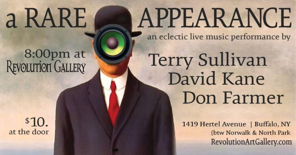 dk_ts_df-1 Surreal concert poster with camera-faced figure.