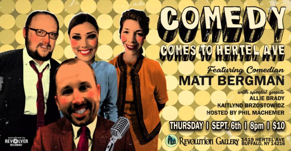 COMEDY-1 Comedy event poster with featured comedians.