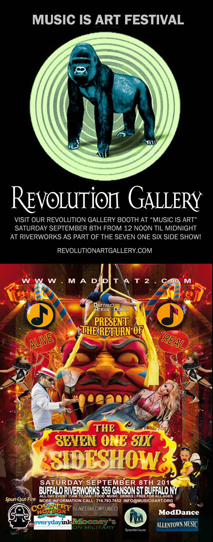 MIA_RG-1 Music is Art Festival promotional poster.