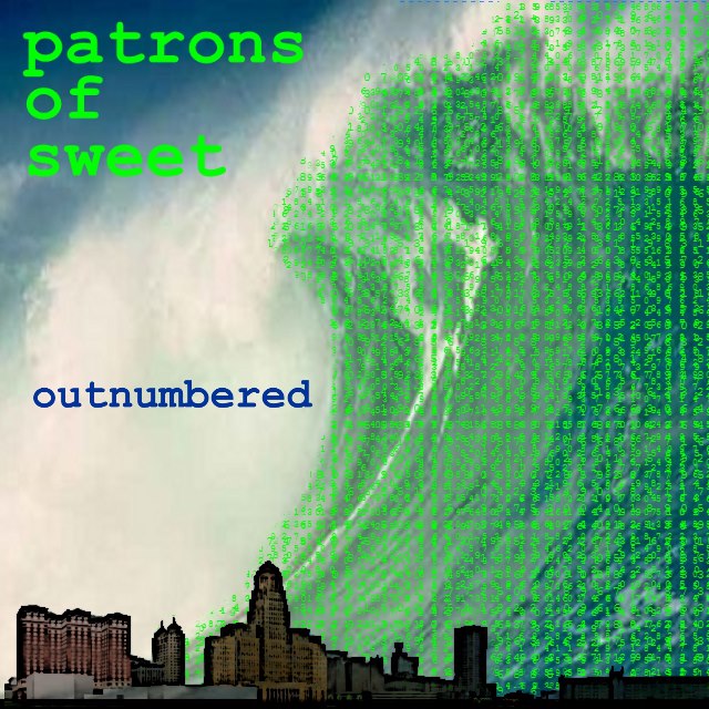 POS_GRAPHIC-1 Green wave approaching silhouetted city skyline.