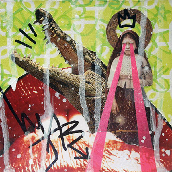 </br><b>Jesse Bouffard</b> </br> <i>Santa Jacinta Marto</i></br>Mixed media</br>5” x 5”  •  $140.</br>