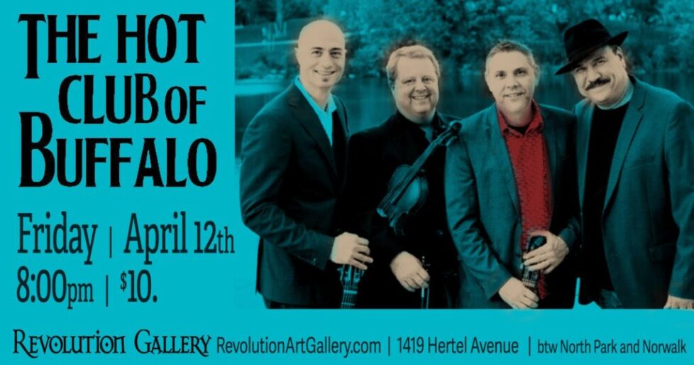 HOT_CLUB_BUFFALO-1 Band promotional poster for performance event.