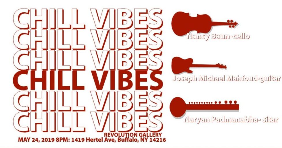CHILL_VIBES-1 Chill Vibes event poster with instruments.