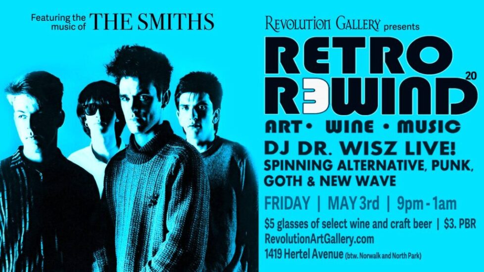 SMITHS_RETRO_REWIND-1 Retro Rewind poster with band and details.