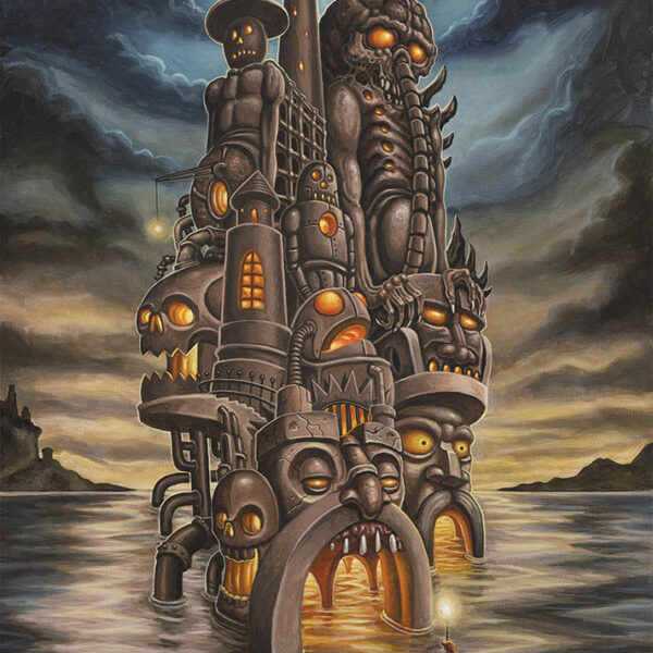 </br><b>Pooch</b></br><i>Tower of the Dead</i></br>Acrylic on Canvas<br>19” x 24” •  $2100.  <br>