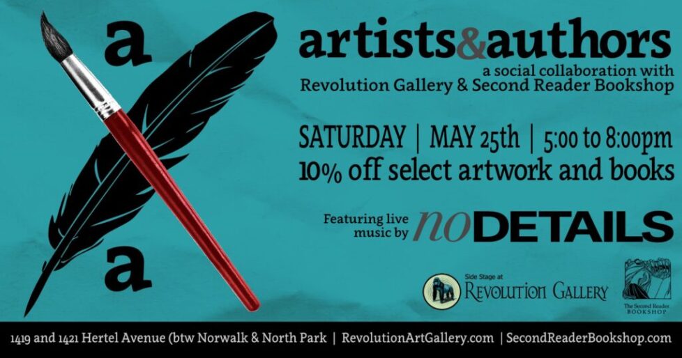 RG_ARTISTS_AUTHORS-1 Artists and Authors event announcement poster.