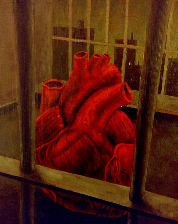 Tell Tale Heart Painting by Sean Madden at Revolution Gallery