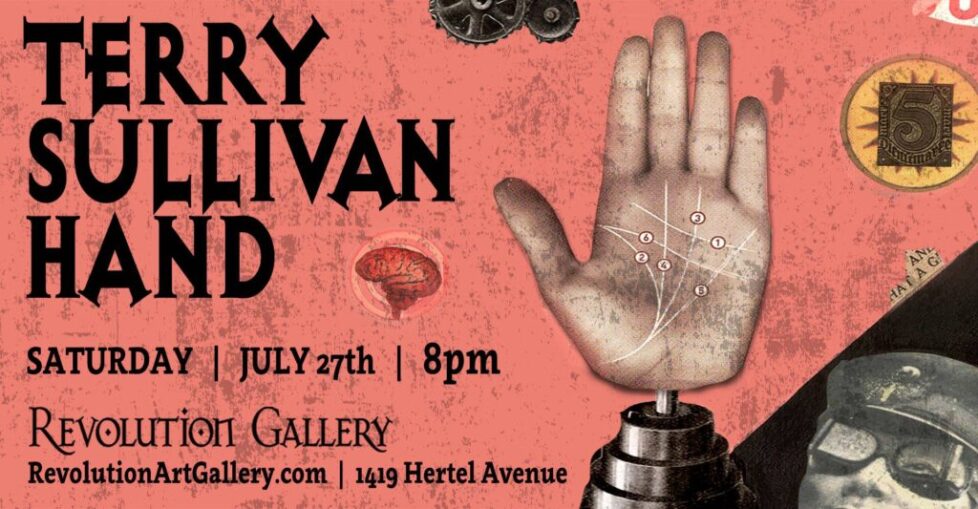 TSH_GRAPHIC-1-1 Surreal hand art exhibition poster design.