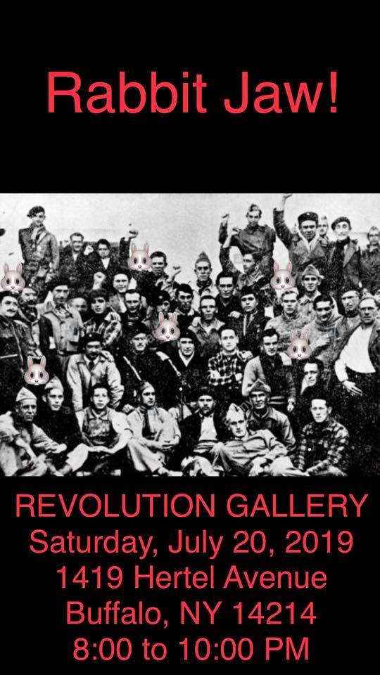 RABBI_JAW Vintage group photo with event details.
