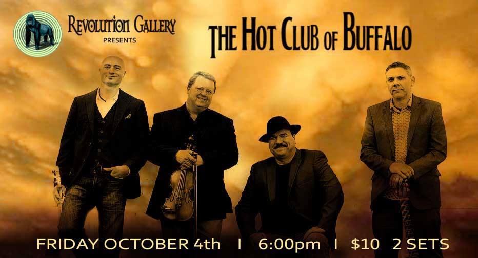 HOT_CLUB-1 Band promotional poster with event details.