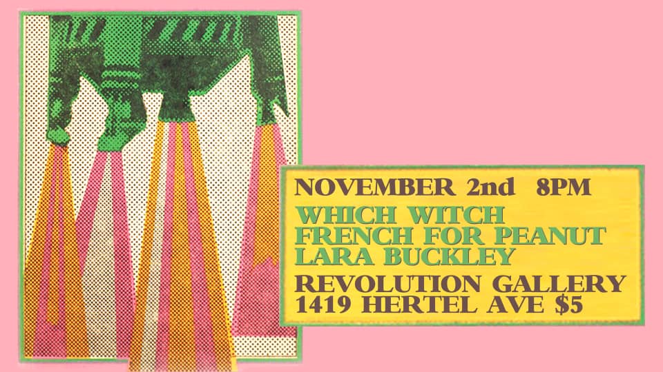 which_witch Retro concert poster with event details.