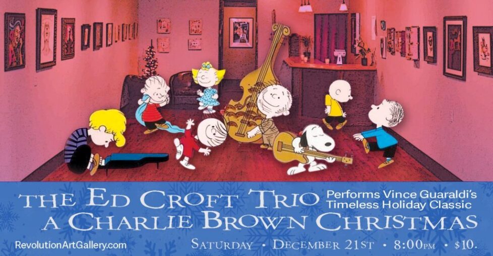 CHARLIE_BROWN_XMAS_2019-1 Peanuts characters dancing in a music room.