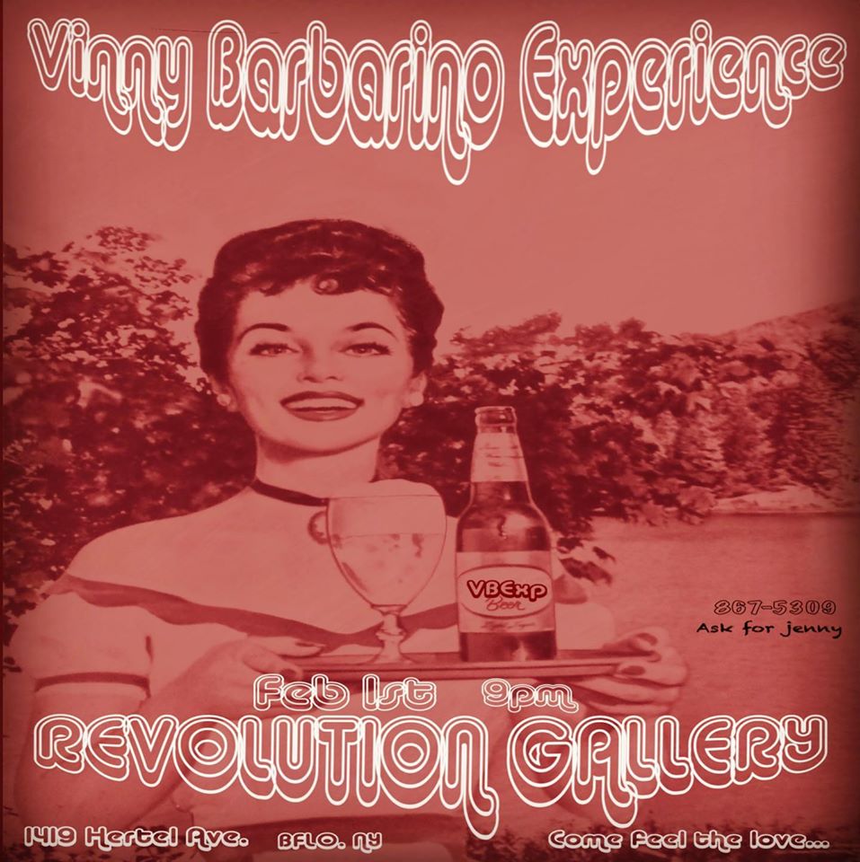 VINNIE-BARBARINO2120-1 Retro poster for Vinny Barbarino Experience.