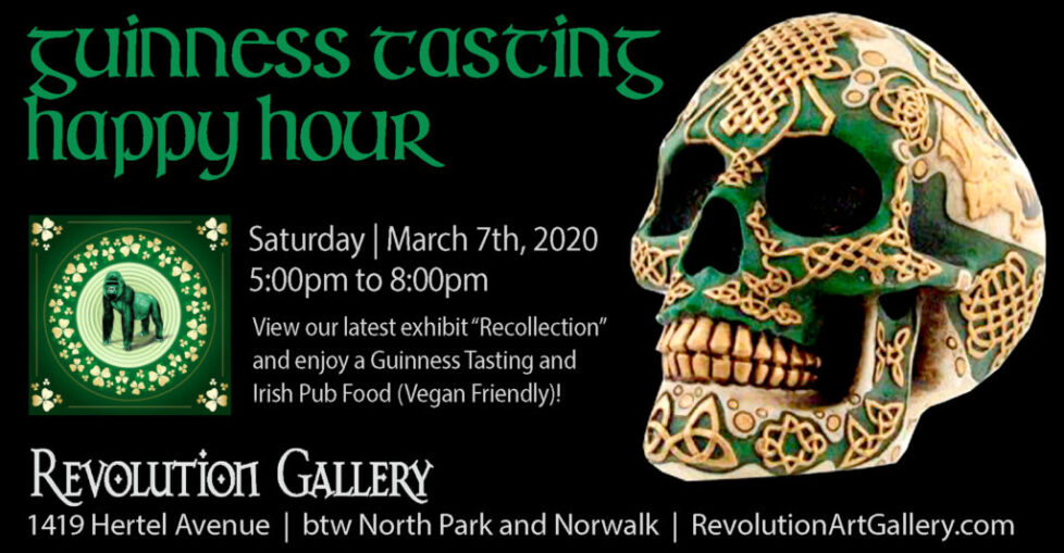GUINNESS_TASTING_MARCH7th-1 Guinness tasting event announcement with skull.