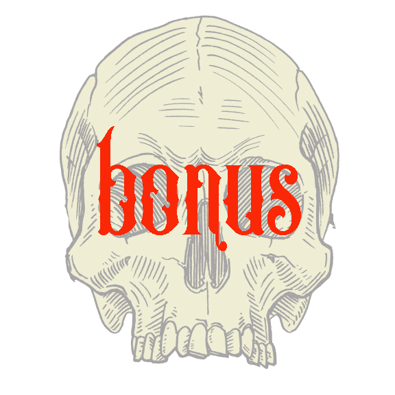 BONUS_SKULL copy A drawing of a skull with the word " bonus " written on it.