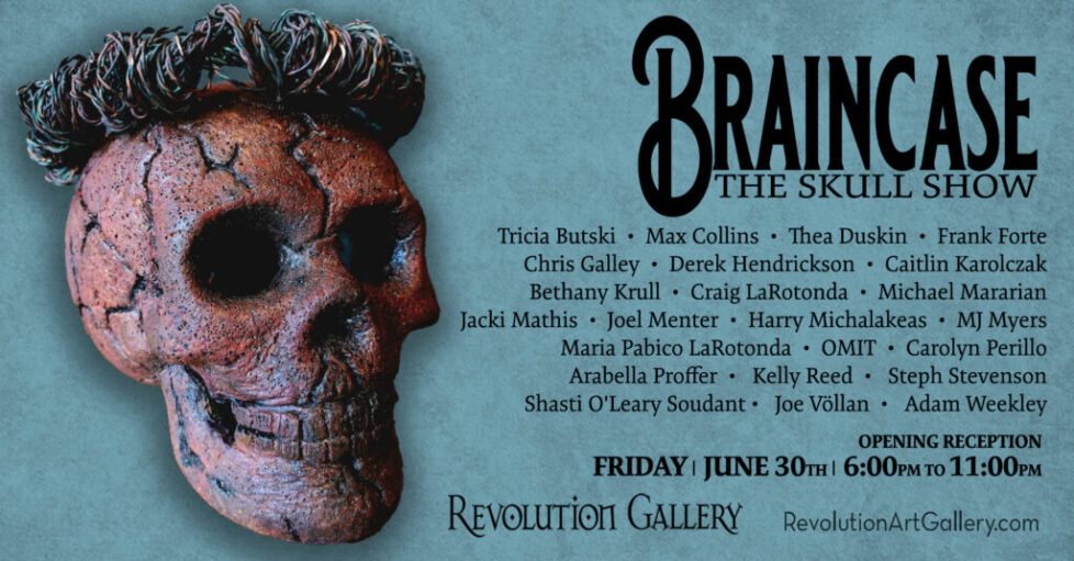 BRAINCASE_FB_BANNER_blue_bkgrd_final A poster of the show, brandi.