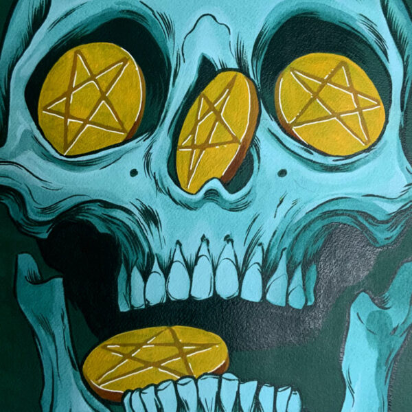 FOUR OF PENTACLES