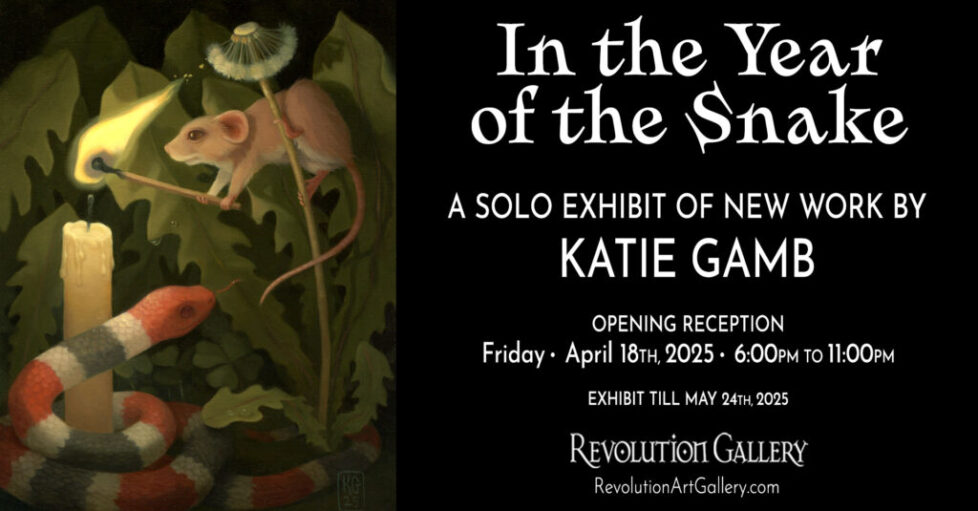 A poster for the exhibition in the year of the snake.