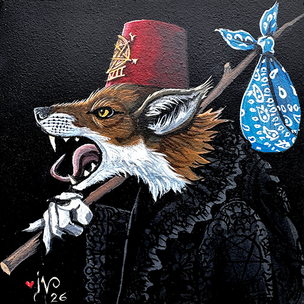 His breath was that of a time traveler’s and his disposition was even worse