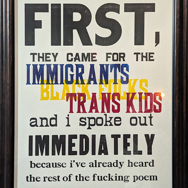 First They Came For All Of Us